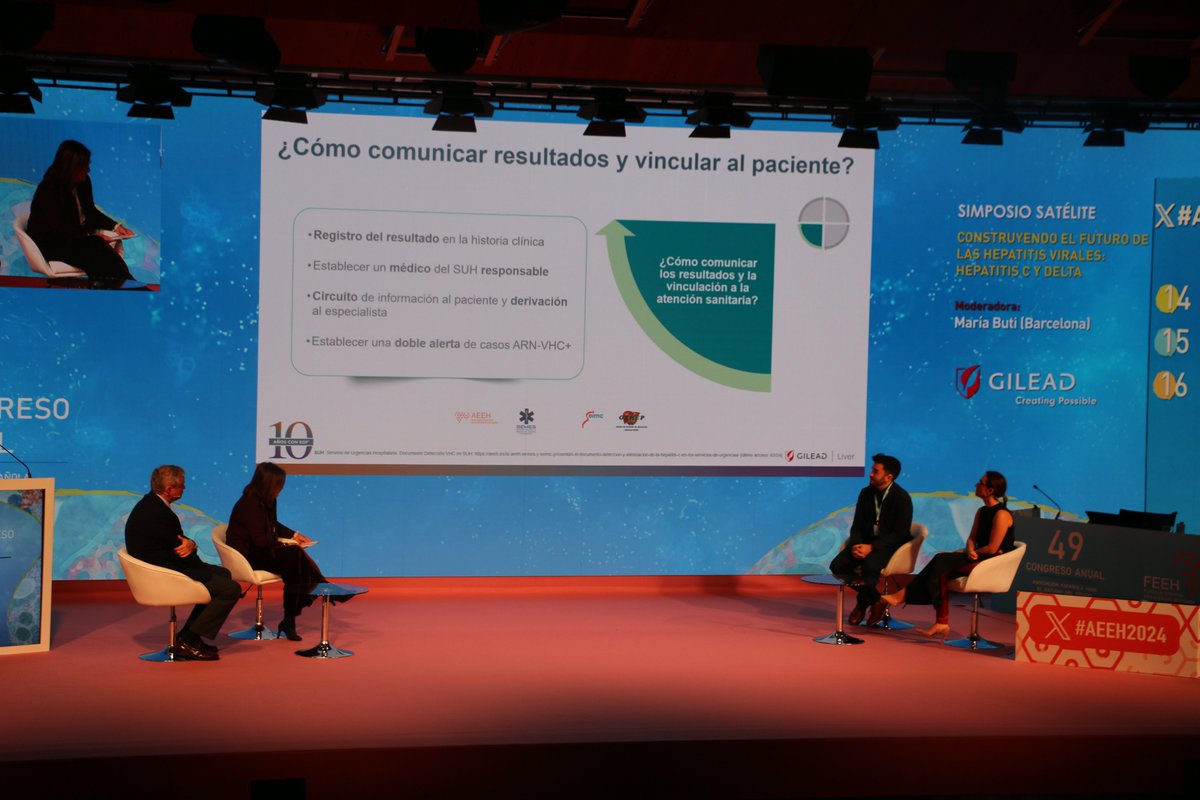 #AEEH2024. Mesa debate 'Con la Hepatitis C, aún queda mucho por hacer. Terminemos lo que  empezamos'

El diagnóstico oportunista del VHC en los SUH ha demostrado ser coste-efectivo, siendo la automatización clave para el mejor funcionamiento de esta estrategia
<a href="/SEMES_/">SEMES</a> <a href="/SEIMC_/">SEIMC</a>
