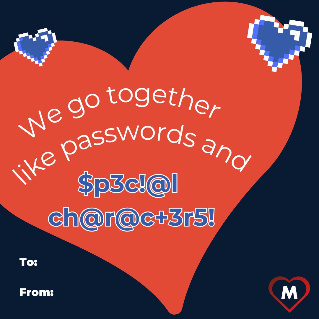 Love is in the air, and so is the need for cyber safety! 💻❤️

We are loving working on our new Cybersecurity course and we are super excited to add it to our high school programs.

Send this cyber-valentine to your STEM squad! Happy Valentine's Day!!

#MilestoneC #ValentinesDay