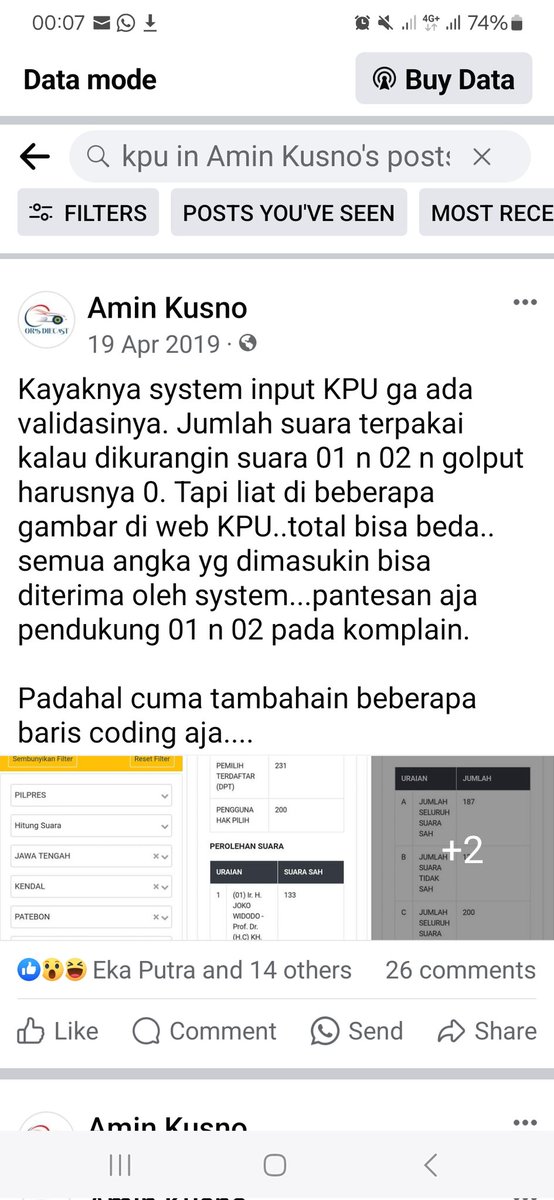 Problem 5 tahun lalu masih aja belum diperbaiki. Padahal anggaran triliun-an. Bikin tambahan validasi buat input data aja ga dikerjakan. Apa memang pemilu sengaja dibuat kisruh terus?