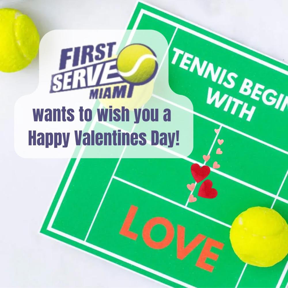 Happy Valentines Day FSM! 🎈❣️ Nothing but love, gratitude, and tennis balls in the air! We believe that love is not about getting, it’s about giving. Wishing you everything that makes you happiest today. #FSMFamily 🎾❤️