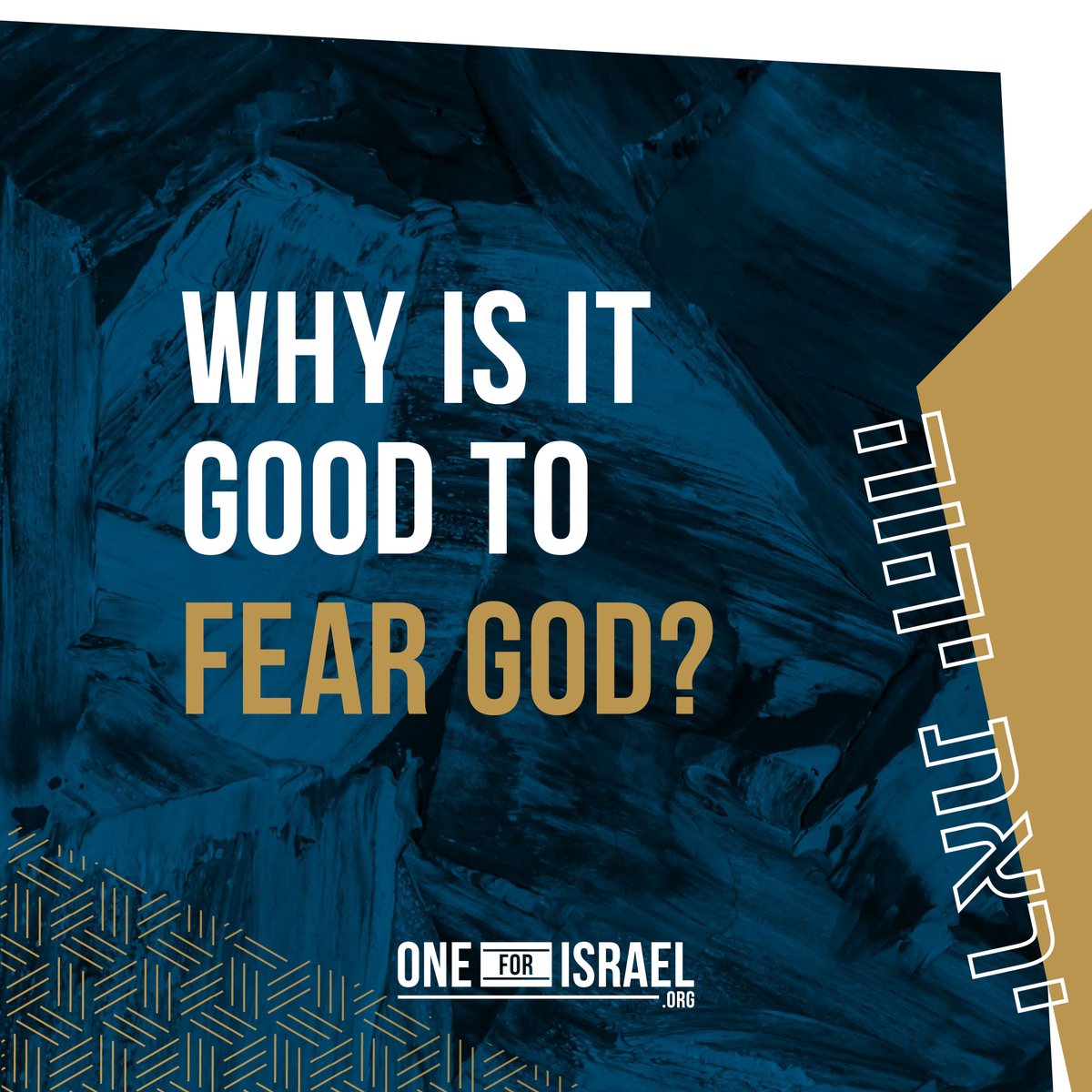 oneforisrael's tweet photo. https://t.co/TyyKA0o8OM
It seems odd to some people that we are supposed to fear God. Surely God is good and compassionate, righteous and just—what is there to be afraid of? Many people interpret the idea to be simply one of great respect and appreciation, awe and reverence. But surely not actual fear? The words are explained away and brushed under the carpet as meaning something far less intimidating.