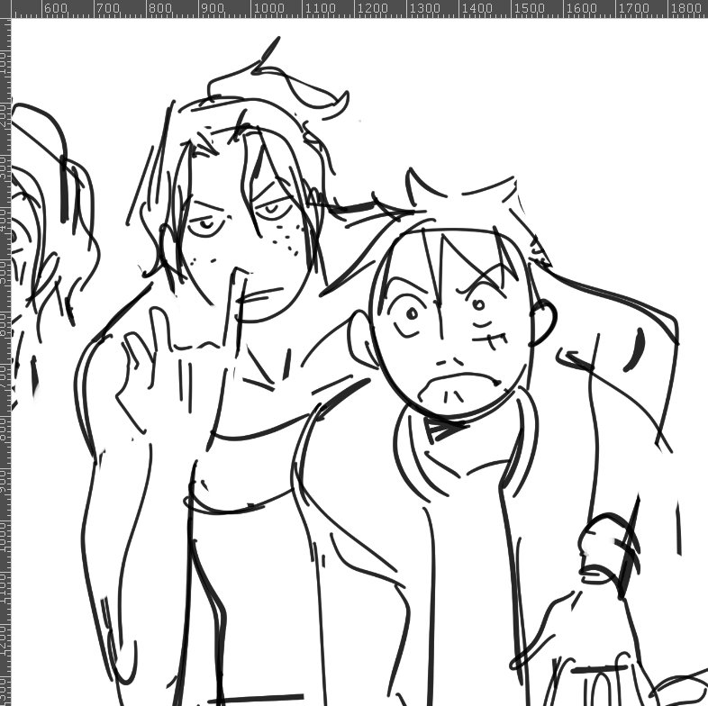 drew ace picking his nose to cope w marineford and pretend it never happened 