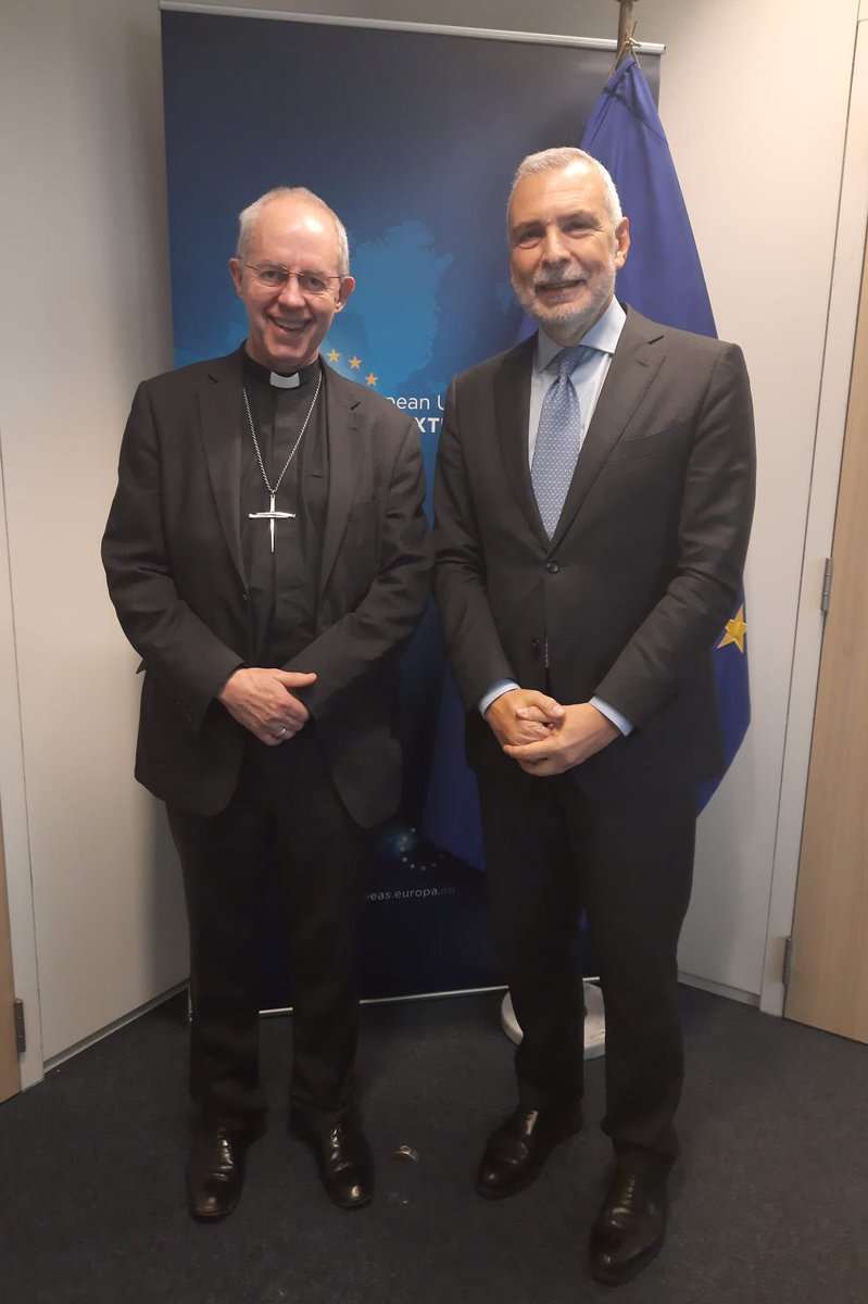 Delighted to meet with His Grace the Archbishop of Canterbury and exchange on Russia's war of aggression against Ukraine, Middle East and South Caucasus. A true pleasure to hear his views on the geopolitical landscape, and see convergence of intents.