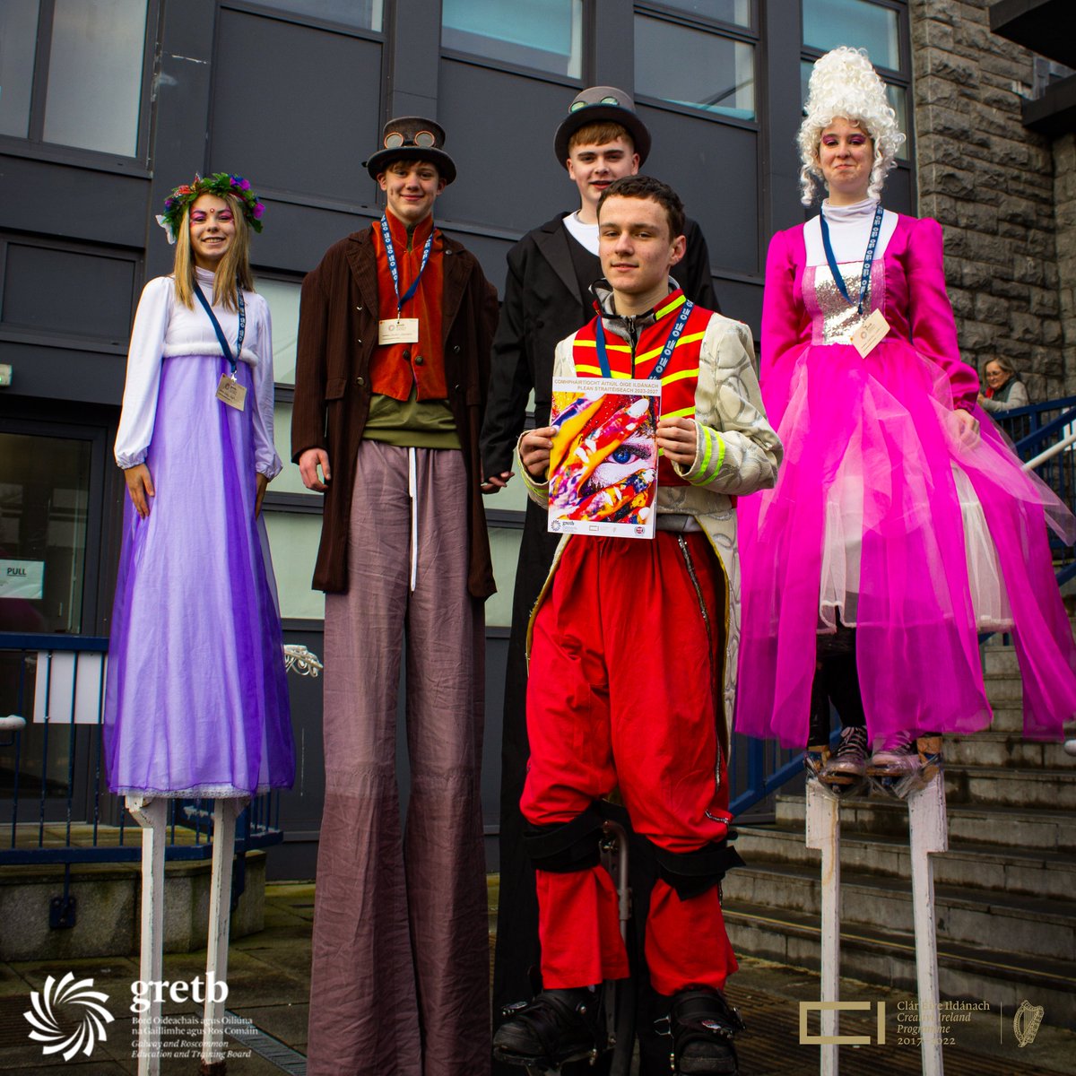 GRETBOfficial's tweet photo. Yesterday we proudly unveiled their Local Creative Youth Partnership (LCYP) Strategic Plan for Galway City, County, and County Roscommon.
GRETB LCYP Strategic Plan: https://t.co/Uh0q54AD03
#GRETB #WeAreGRETB #LCYP #GRETByouthservices #CreativeIreland #CreativeYouth #UBU https://t.co/oXqBoBknQ4