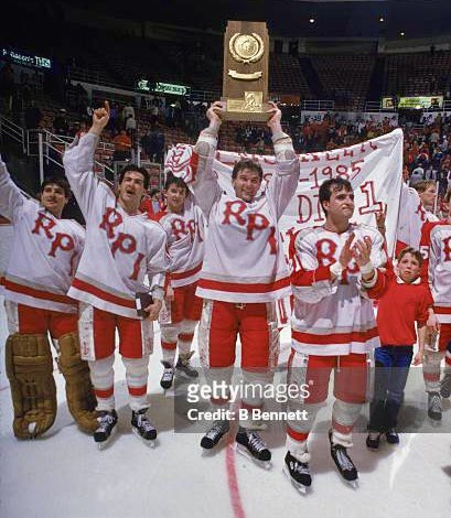 1985 National Champions. #RPIHockey #LetsGoRed