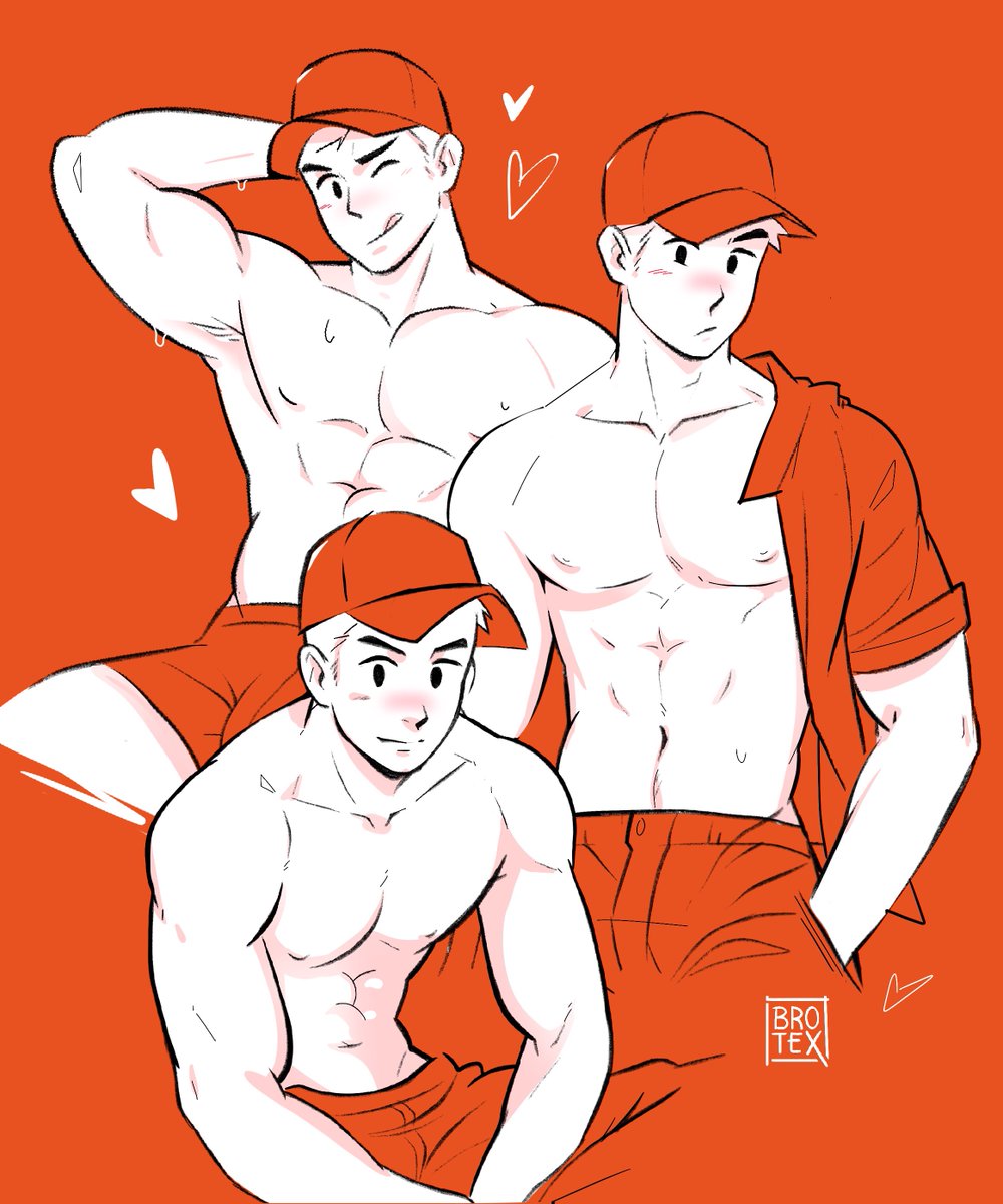 OMG Look what my boyfriend drew for me!! 
I look like a stud in his eyes <3 
Happy valentine's day <a href="/Brotexbrotex/">Brotex⚡</a> love~