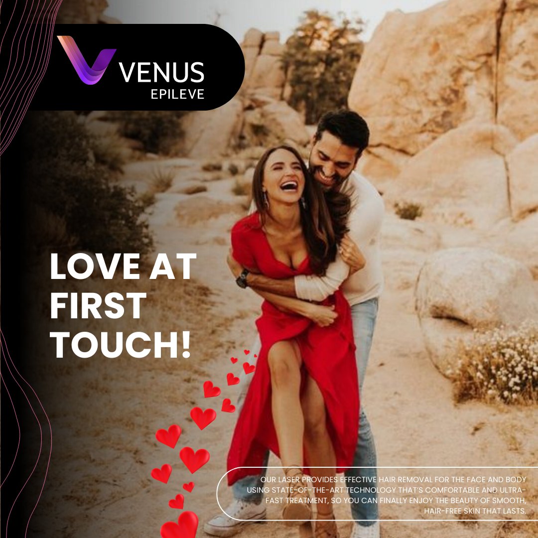 🌟Happy Valentine's Day! 🌹✨

As we step into the day of love, many are adding #Smooth&amp;Silky skin to their Valentine's Day wishlist. Make your dreams come true with Venus Epileve™, the ultimate solution for safe and effective laser hair removal💖🎁