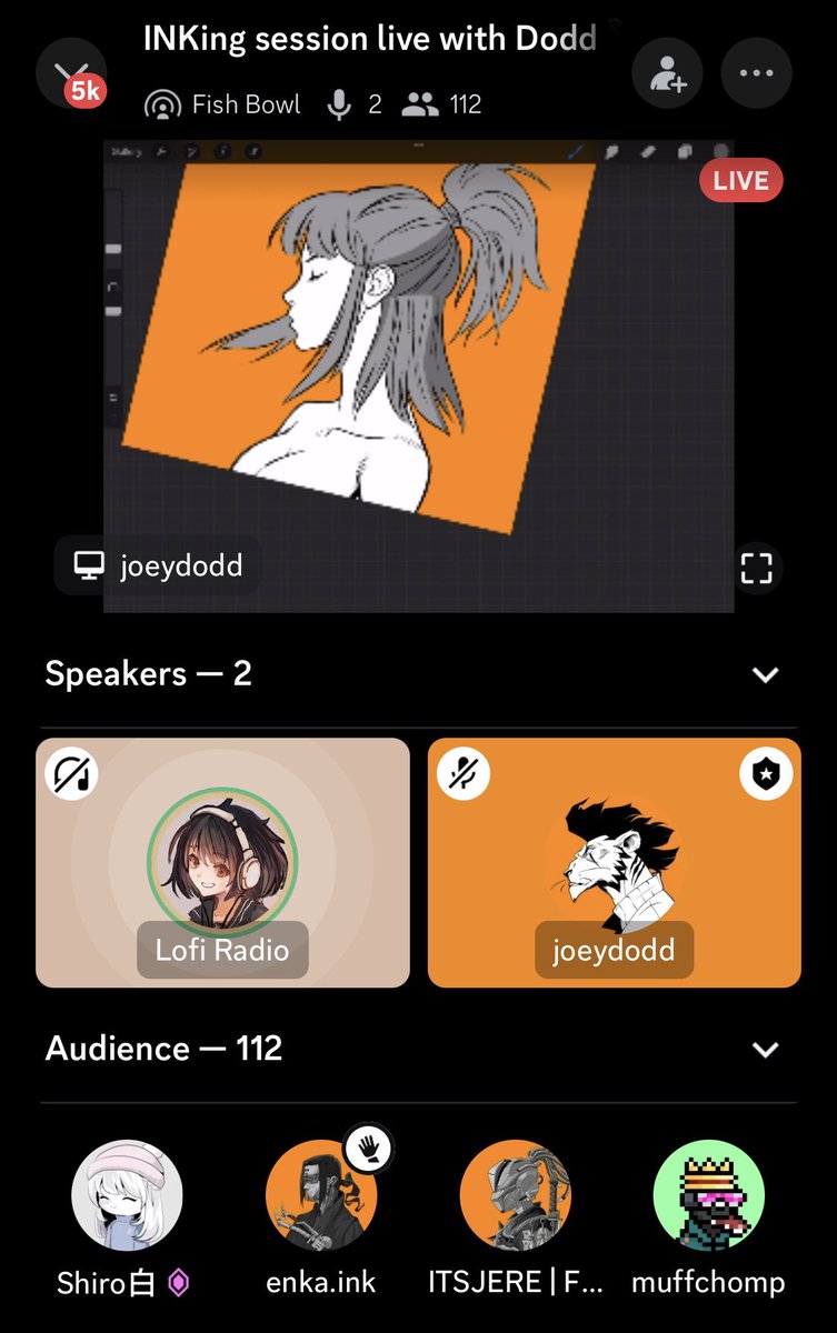 TradeFlowJ's tweet image. Join in on a @JoeyDodd5 live session in the @inkonbtc Discord

discord.gg/inkonbtc

Experience Art for Arts Sake
#ExperienceINK