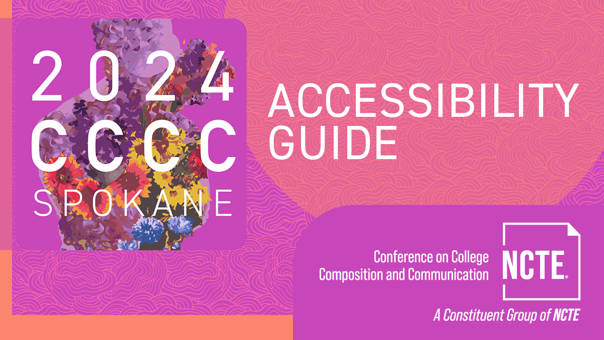 The #4C24 Accessibility Guide is now available. Read the guide for tips on preparing for and presenting your session so it’s accessible to all as well as accessibility information specific to the Convention site. tinyurl.com/4C24-Accessibi…