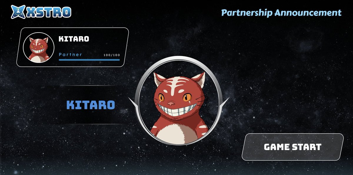 Kitaro Fam,

We are excited to announce our partnership with @Xstro_io.   The Kitaro World collection has been included in Xstro's "Skin-to-Earn" program. 

Holders can now soft-stake their NFTs on Xstro.io/staking to earn S-Points.   Don't miss out on this
