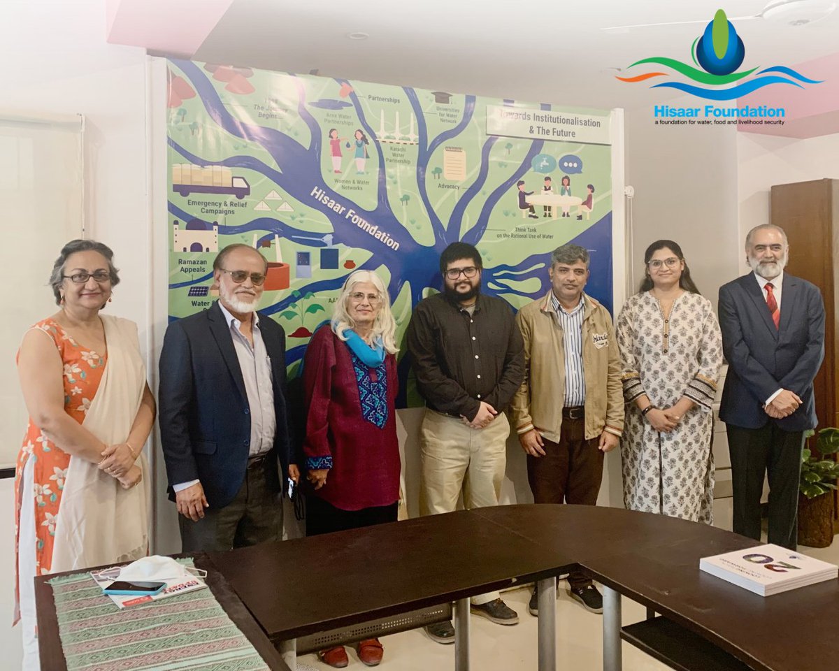 Hisaar Foundation organized a Media Round Table on February 13, 2024, to establish a dialogue on Bringing Water Back to Climate Discourse in the Media. <a href="/afiasalam/">afia salam</a> <a href="/simisadafkamal/">Simi Kamal  سیمیں کمال</a> <a href="/adilmansoor91/">Adil Mansoor</a> <a href="/FarahnazZahidi/">Farahnaz Zahidi Moazzam</a> <a href="/ShanazRamzi/">Shanaz Ramzi</a> Sualeha Qureshi, Director @sochvideos 
#water #climate