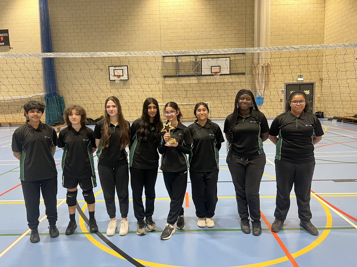 Well done to our KS3 girls Volleyball team who were crowned Leicester City champs tonight! 🏐 @BrookMeadAcad