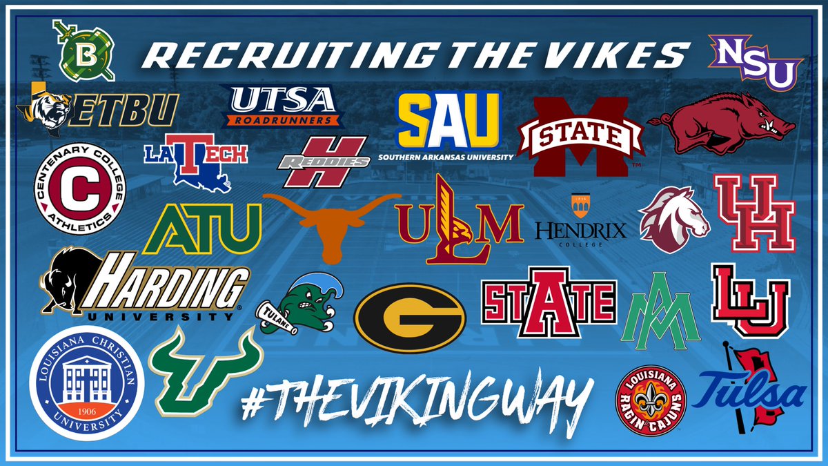 Thank you to all the coaches who took the time to stop by and recruit our guys! The doors are always open at 2801 Airline Drive #thevikingway