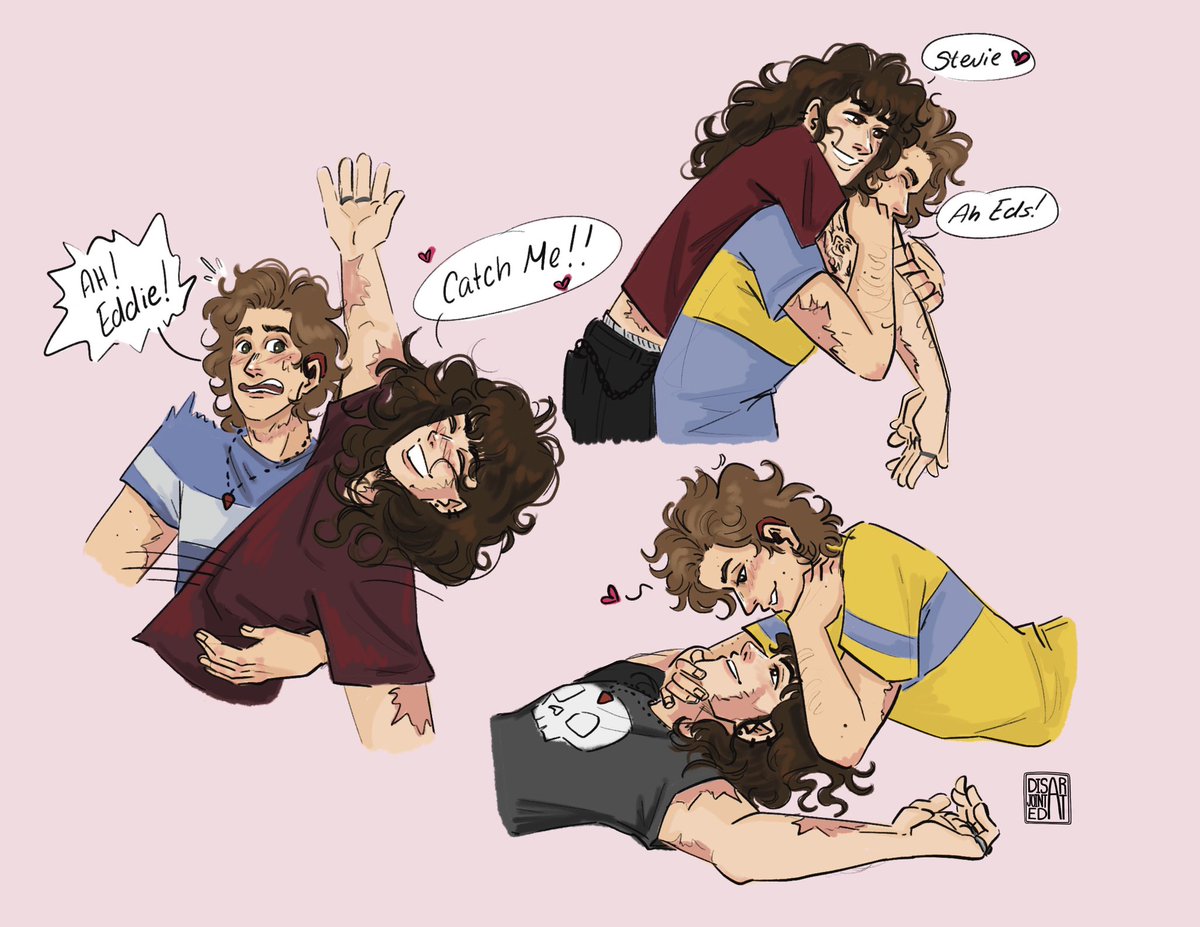 disjointed_art's tweet photo. Happy Valentine’s Day internet lovelies 💕 have some quick steddie studies I did this morning for you 💕💕 https://t.co/iUL06rSHFs