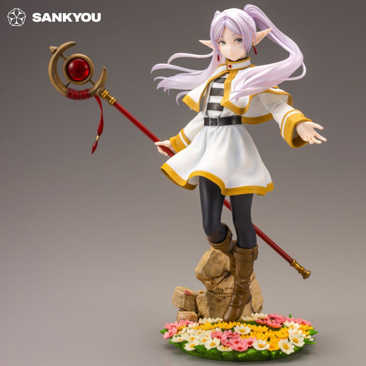 SankyouFr's tweet photo. [PRÉCOMMANDE]

Découvrez en précommande Frieren, l’elfe mage passionné par la magie, flottant dans les airs ! Cette fois-ci représenté par KOTOBUKIYA !

Disponible juste ici: https://t.co/ZYVw05mTdA

#Frienren #kotobukiya #sankyou #animefigure #figurines https://t.co/dMKWJzoFc5