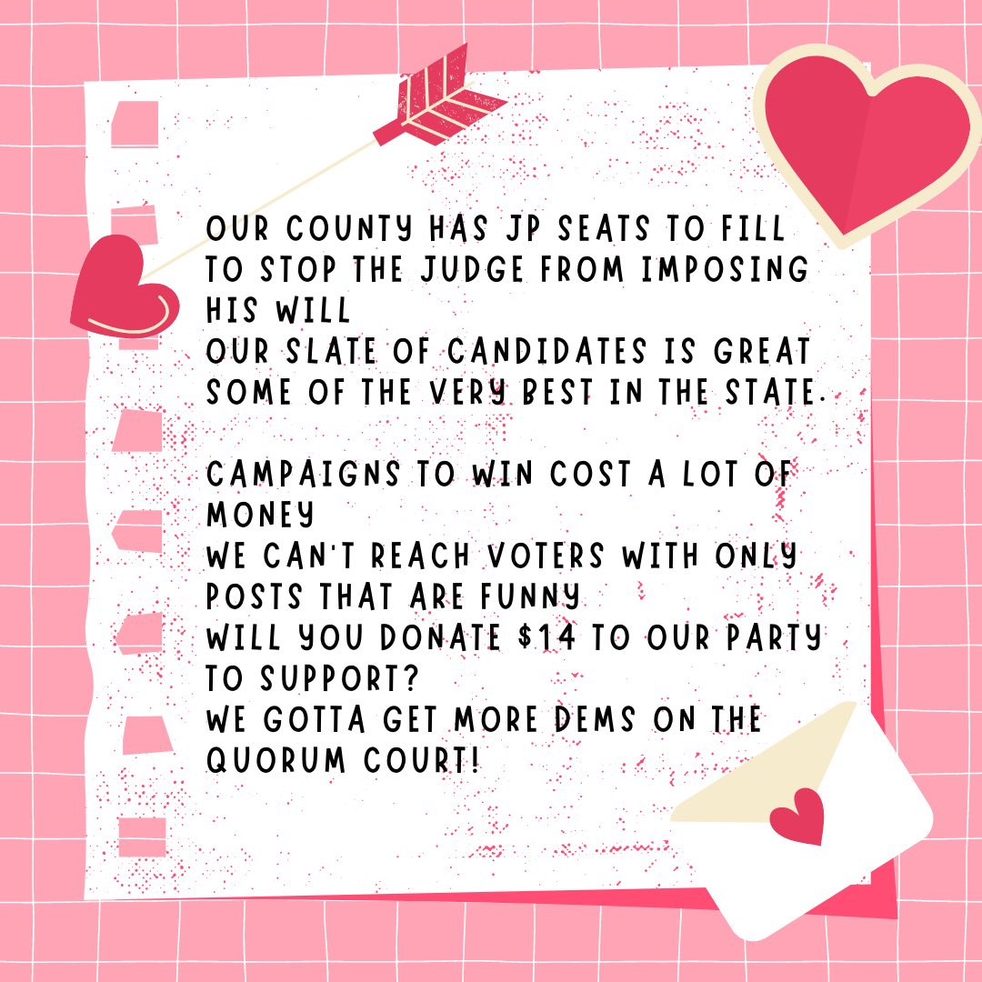 WashCoDemocrats's tweet photo. It’s #ArLegValentines Day! 

Make our wildest dreams come true by donating to our field plan! 💙

https://t.co/lHnTLdZZK3 https://t.co/VD7qY5TtVV