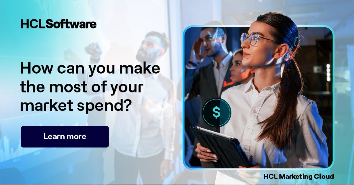 HCLUnica's tweet photo. Unlock a new dimension of marketing automation with HCL Marketing Cloud
🤝Smarter customer engagement
⚙️ Simplified marketing operations
🏃🏽‍♀️Faster time to value
🔗 https://t.co/UPatNIgAHx

#HCLMarketingCloud #MarketingAutomation #MarTech #MarketingInnovation https://t.co/WwgPImhz45