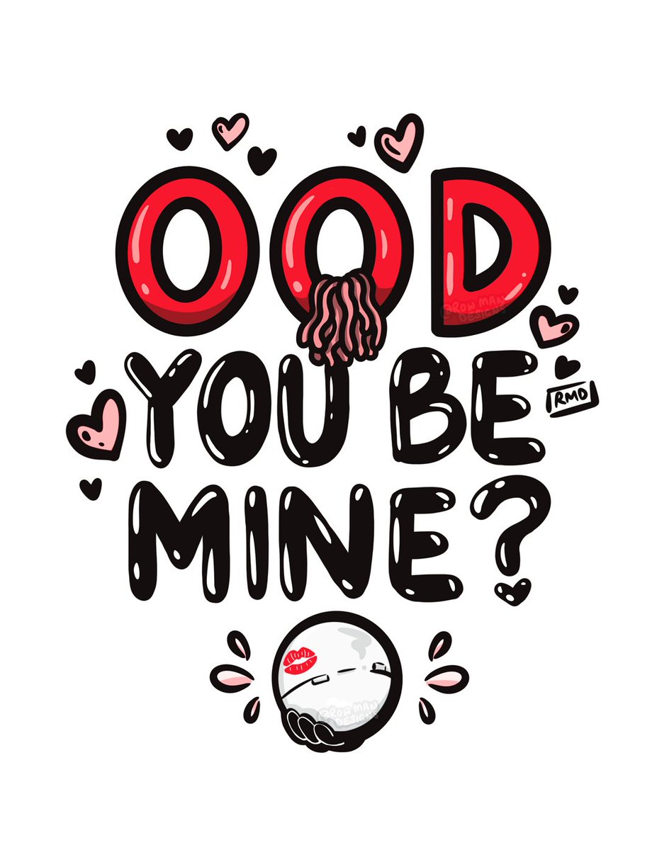 RowManDesigns's tweet photo. Yes or YES?? 👽💘💋 Have an OOD-iful Love Day everyone! 💖 #HappyValentinesDay 

✨️ https://t.co/5qA7qpPrfE https://t.co/i6ERmtDXM9