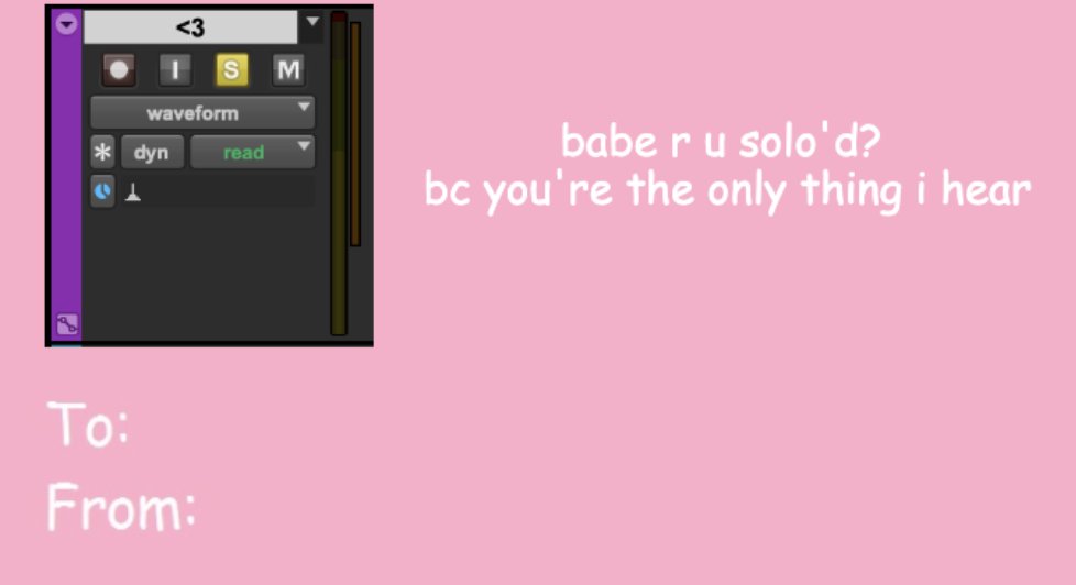 made some valentines for all the protools baddies out there