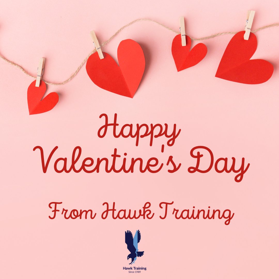 Happy Valentine's Day from all of us at Hawk Training!

#HawkTraining #ValentinesDay #Apprenticeships #Love