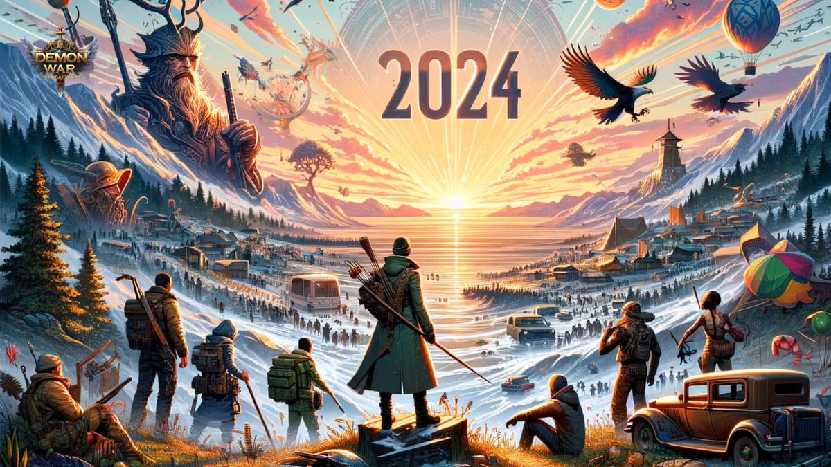 DemonWarMOBA's tweet photo. 🌟 Welcoming 2024 with open arms and a heart full of ambitions at #DemonWar! 

This year, we're setting our sights on groundbreaking updates, deeper community connections, and expanding our universe to new frontiers. What are your dreams for 2024? Join us in crafting a year of unparalleled adventures and achievements! 🚀🎮 

#NewYearNewQuests #GamingFutures