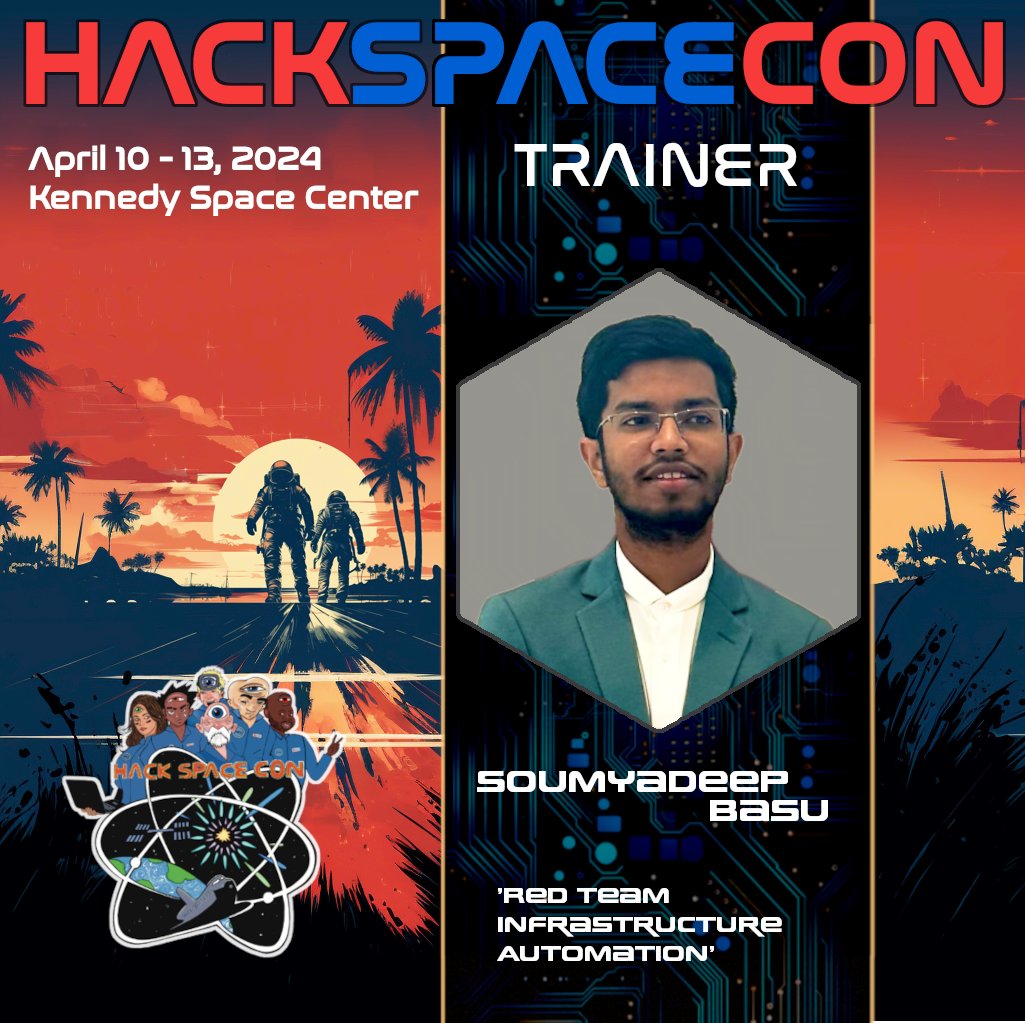 HackSpaceCon's tweet photo. Gear up for our Red Team Infrastructure workshop! 🛠️ Master Terraform &amp; Ansible to automate your cybersecurity operations. Join @dazzyddos @a6avind_ &amp; @SoumyadeepBas12 for a mix of theory, practical demos, and a hands-on lab. #RedTeam #CyberSecurity #hackspacecon #hsc24 https://t.co/2hRDjgLcU6