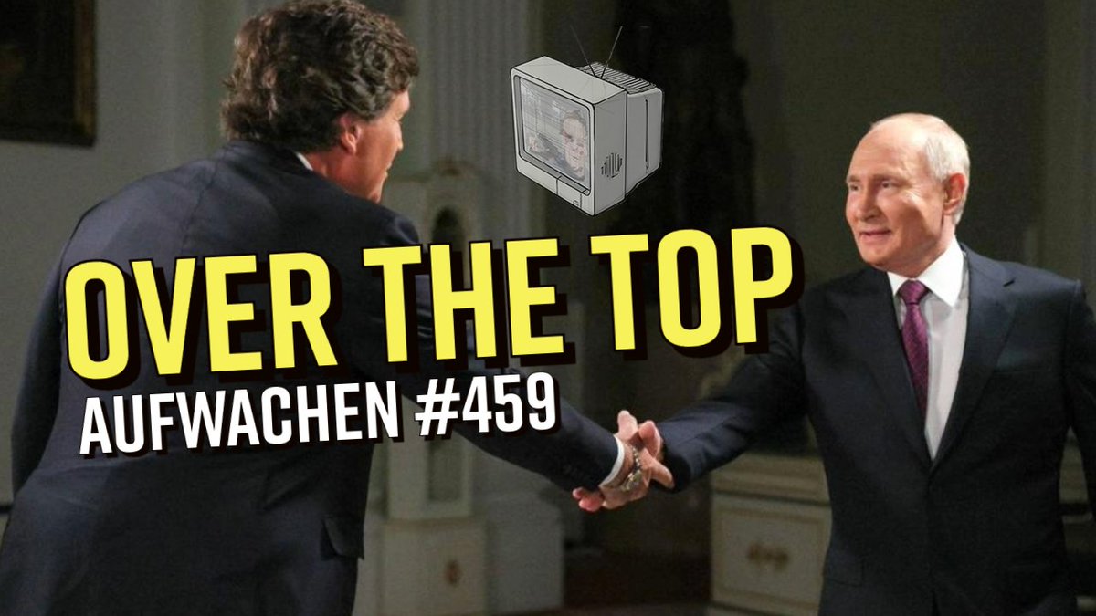 Der neue <a href="/AufwachenPod/">Aufwachen Podcast</a> im Video: Analyse von Tucker Carlson bei Putin, ARD- &amp; ZDF-Berichterstattung zu Gaza, Israel &amp; UNRWA sowie Umgang mit der AfD &amp; den Protesten youtu.be/E8ByU4-JIEA