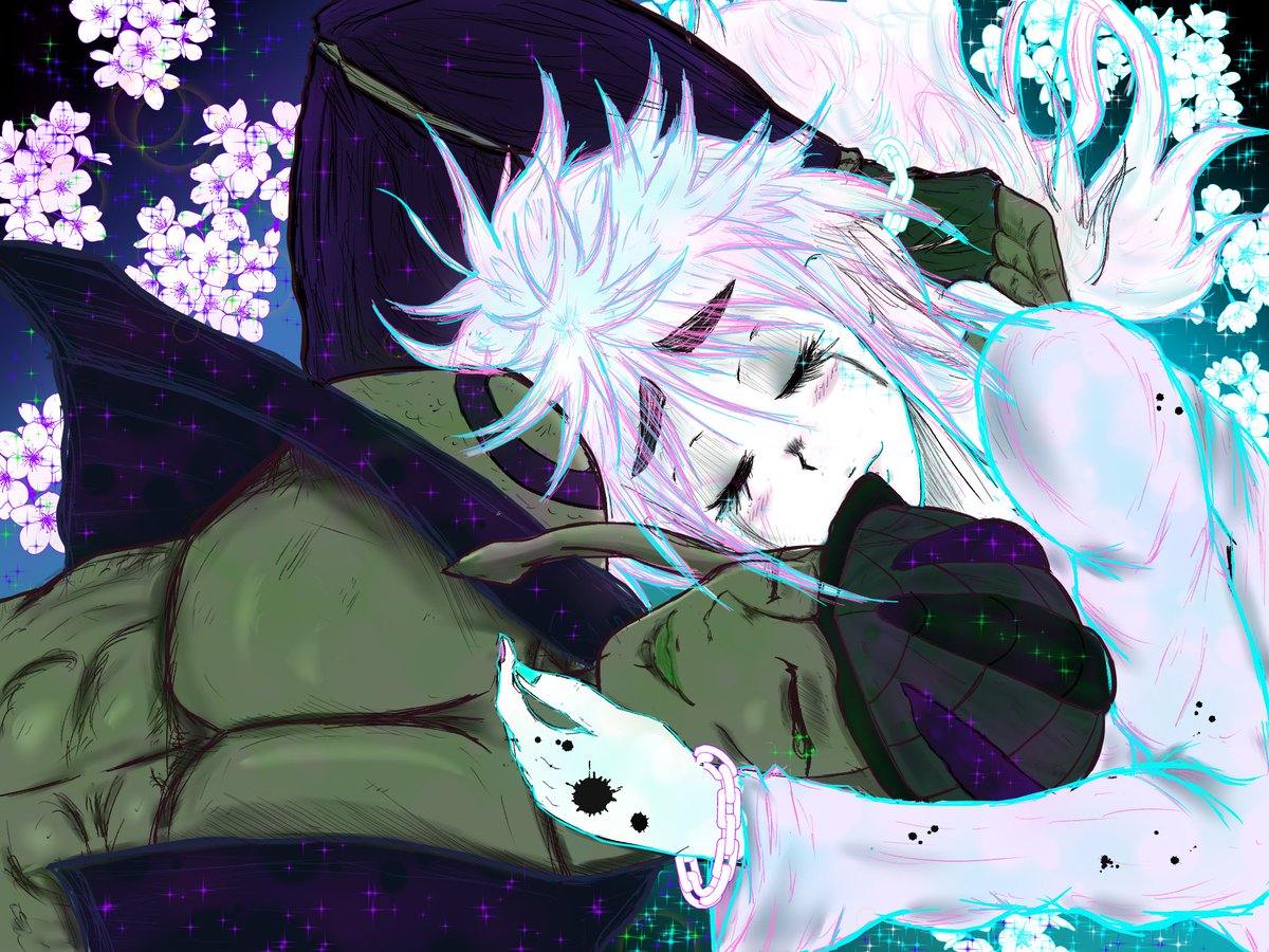 GFKels's tweet photo. メルエム  
コムギ 
ハンター×ハンタ 
Meruem Komugi  
Hunter X Hunter

Rkgk https://t.co/h1LEk3YxaF