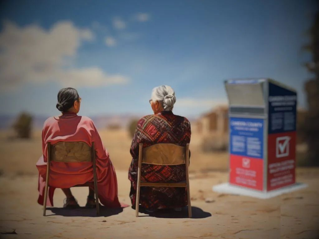 ntvsovereignty's tweet photo. 🚨 Breaking News: AZ SOS Fontes introduces controversial election rules! Just the act of watching drop boxes and polling places might get you in legal trouble. ➡️ https://t.co/pZ7mdgoUSX #nativevote #electionintegrity #easytovotehardtocheat #AZelections #AZpol @A1Policy @azfec https://t.co/KcChIcc4z3