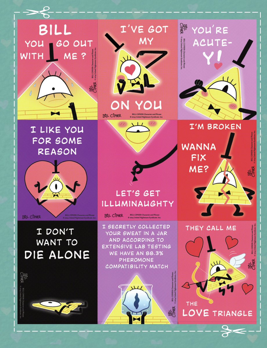 Horribly alone on Valentines Day? Bill is here to help! Which Billentine are you? #TheBookOfBill 💌👁️