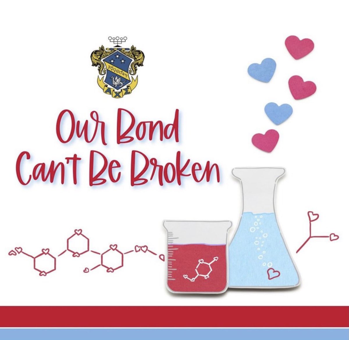 Happy Valentine’s Day from the brothers of Delta Beta Chapter of Alpha Chi Sigma! 🧪🥼💕💙💛