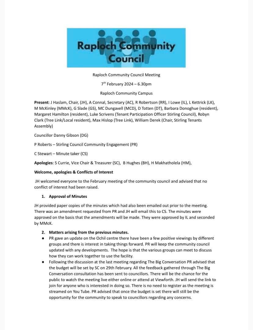 Raploch Community Council tweet media