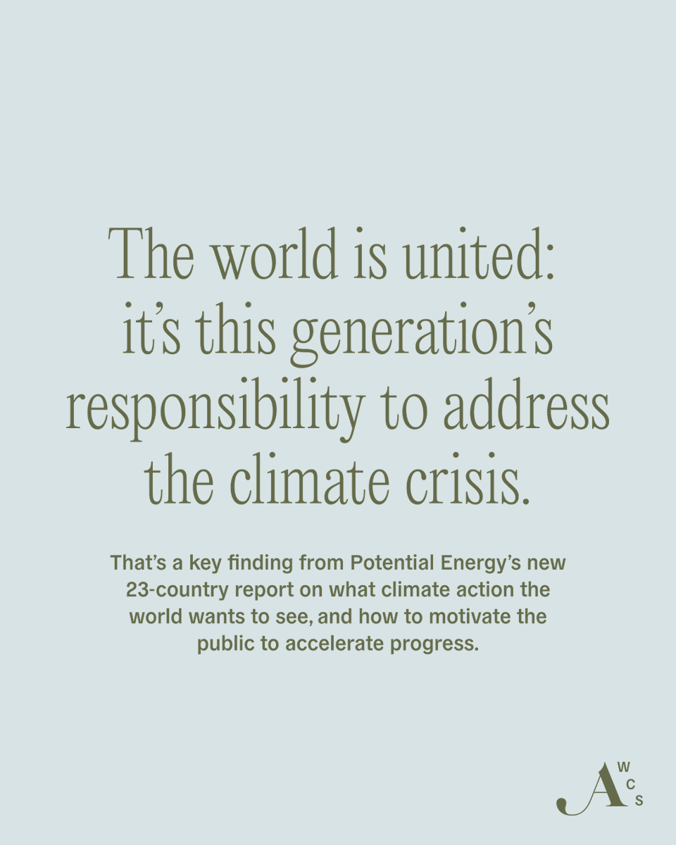 Later is too late to address the climate crisis. It’s up to us, right now. Read @PE_Coalition's full report on effective climate communications on their website: potentialenergycoalition.org/global-report