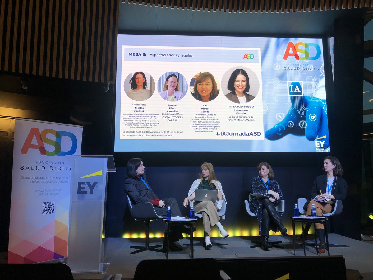 Asoc. Salud Digital (@asaluddigital) on Twitter photo #IXJornadaASD | 🗣️ <a href="/AnaMiquel2/">Ana Miquel</a> lanza un gran mensaje sobre el Espacio de Datos Europeo:
➡️ “La clave para que esto salga bien es que aprendamos a colaborar con todos” #IXJornadaASD | 🗣️ <a href="/AnaMiquel2/">Ana Miquel</a> lanza un gran mensaje sobre el Espacio de Datos Europeo:
➡️ “La clave para que esto salga bien es que aprendamos a colaborar con todos”