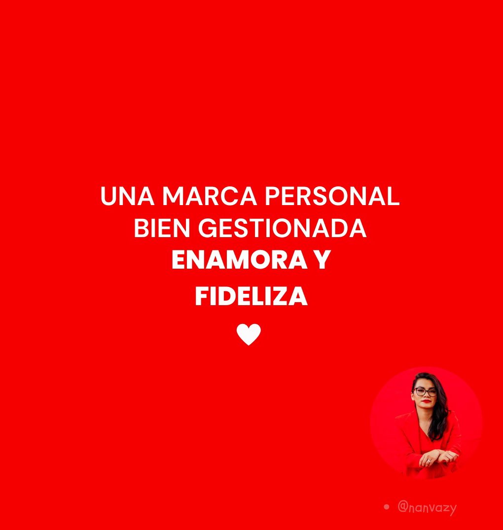 Nancy Vázquez Personal Branding tweet media