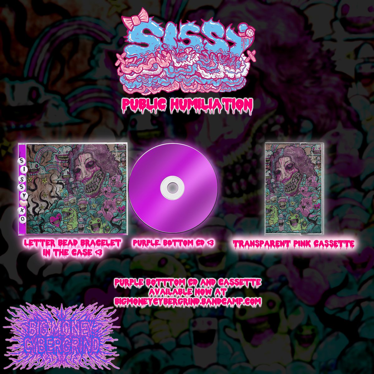 BCybergrind's tweet image. AVAILABLE NOW ON THE BANDCAMP

TRANSGENDER CYBERGRIND FOREVER