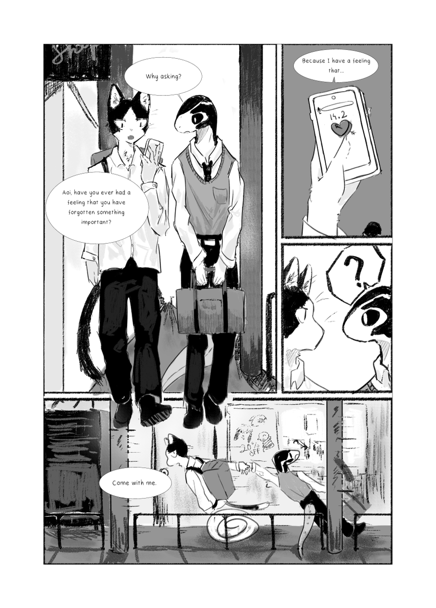 awa_bread's tweet photo. short comic I made for Valentine's day
#monotoneblue https://t.co/0pLgcxKPiD