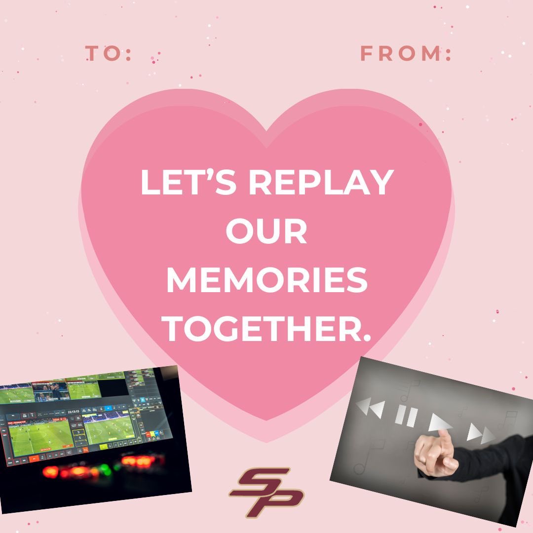 FSUSemPro's tweet image. From our crew, to yours! 💌🎥 Can you think of one better? Share below! ⬇️

#fsusempro #happyvalentinesday #videoproduction #sportsbroadcasting