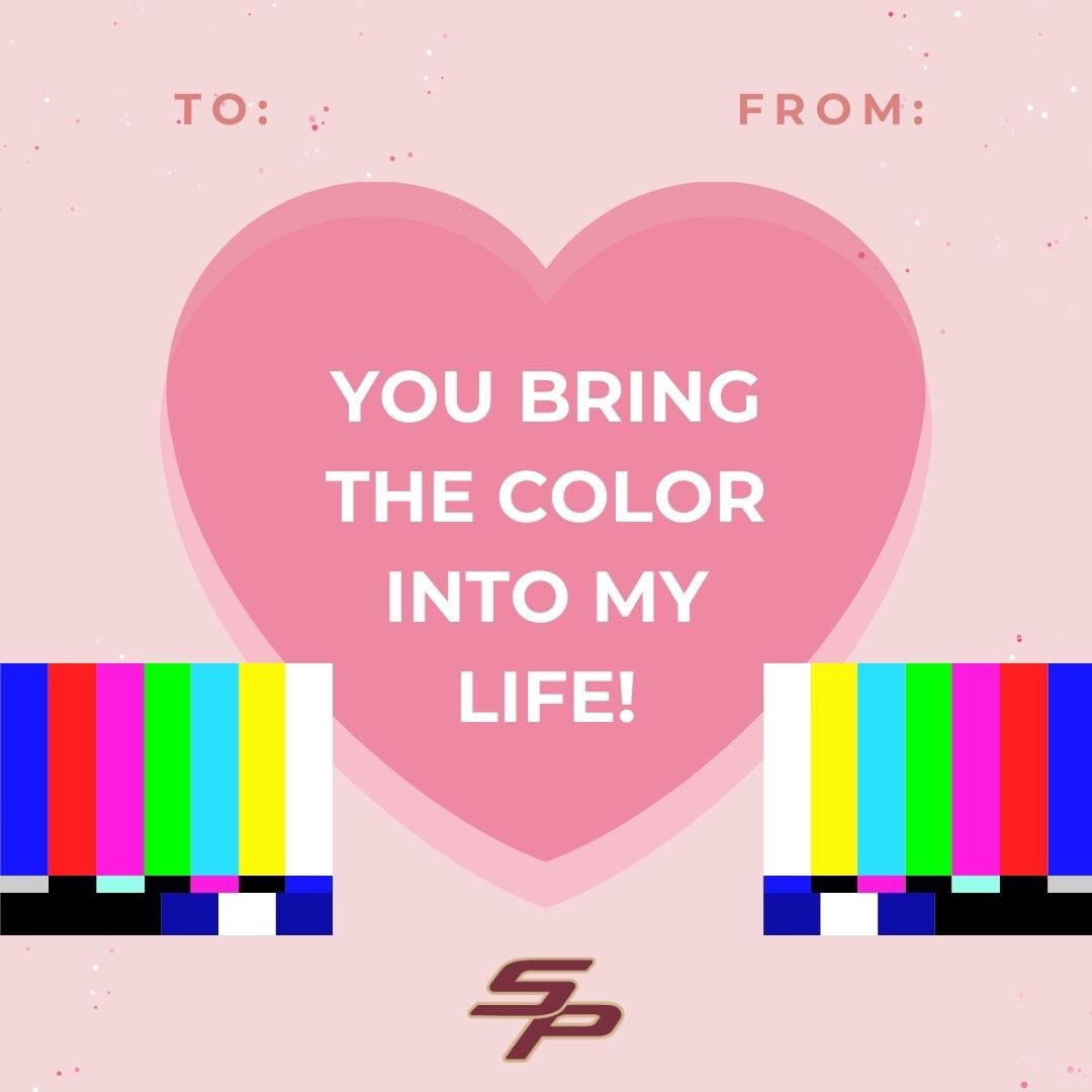 FSUSemPro's tweet image. From our crew, to yours! 💌🎥 Can you think of one better? Share below! ⬇️

#fsusempro #happyvalentinesday #videoproduction #sportsbroadcasting
