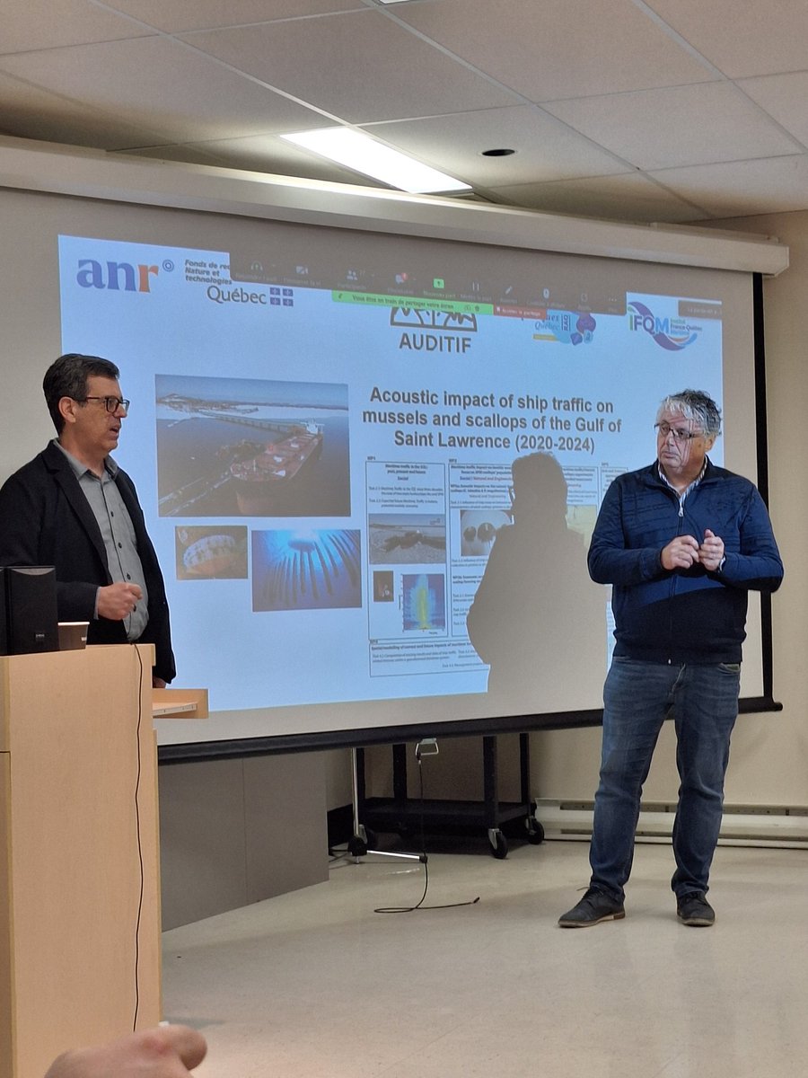 TarikMeziane's tweet photo. J'écoute avec attention les conclusions de 4 années de travaux du @ProjetAudit (financements @AgenceRecherche #frq) présentées par ses porteurs  @dysponetus (@UMR_BOREA @Le_Museum) et @tremblay_rejean (@UQAR @raq_actu).  Rimouski, Québec, Canada. https://t.co/WkFmiVTpxq