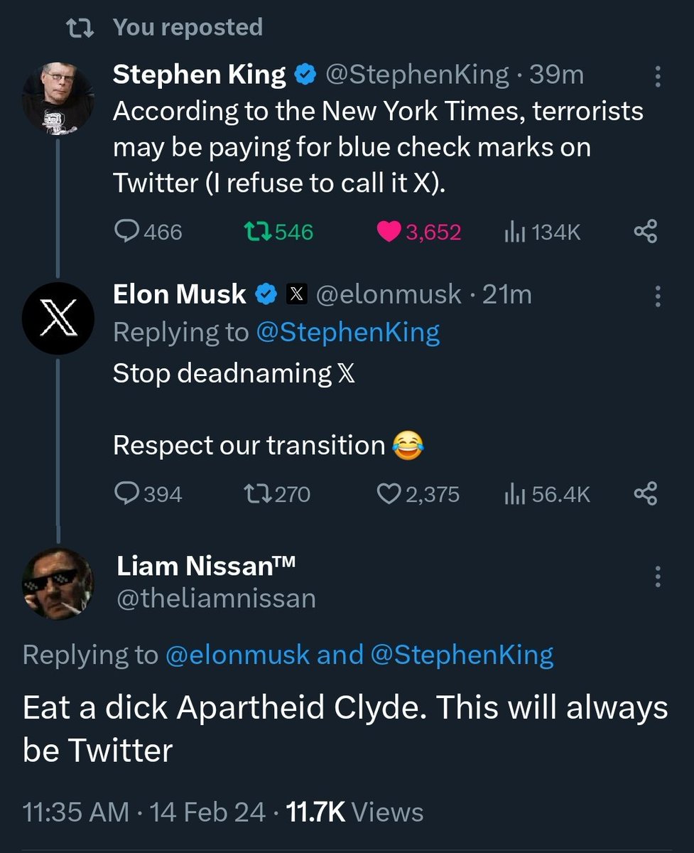 theliamnissan's tweet photo. Notice how Elon doesn't even try to deny the New York Times' article https://t.co/8ZxlV8gFV3