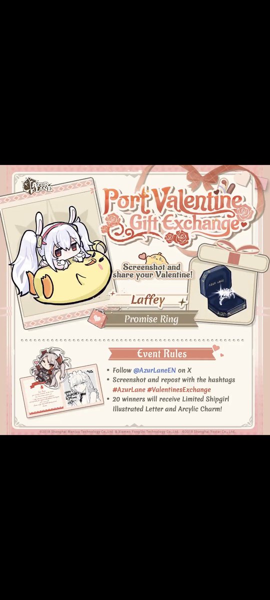 ProSaveTonight's tweet image. #Azurlane #valentinesexchange
