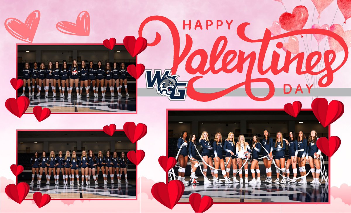 Happy Valentines Day from your favorite volleyball girls🐾🩷🫶 #GoCats