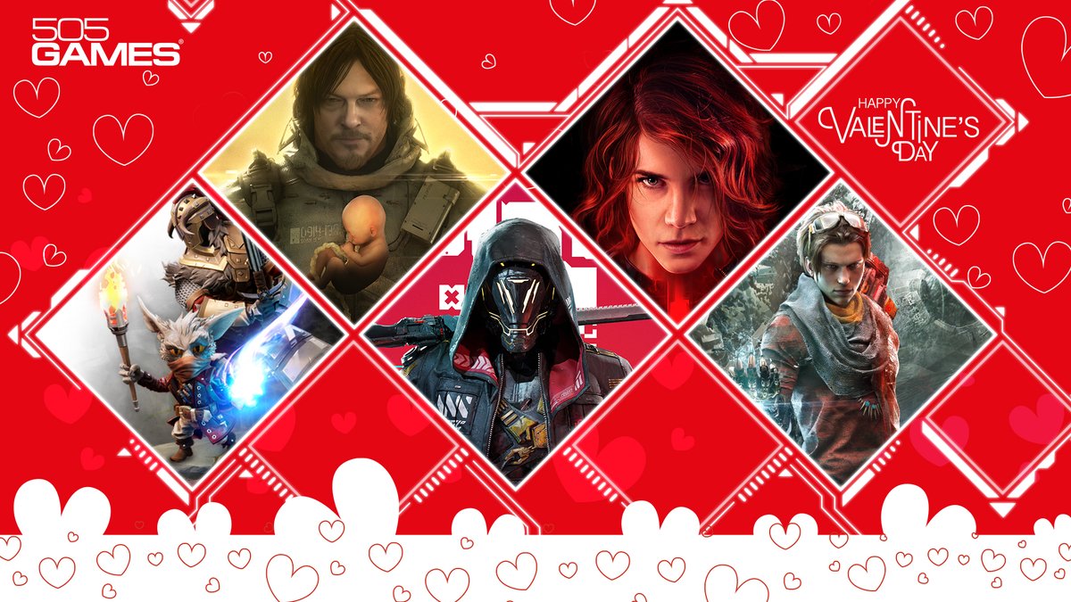 Happy #ValentinesDay from Team 505! 🎮 Whether you're spending your day with your Player 2 or taking some time out to enjoy what you love the most, have a great day!