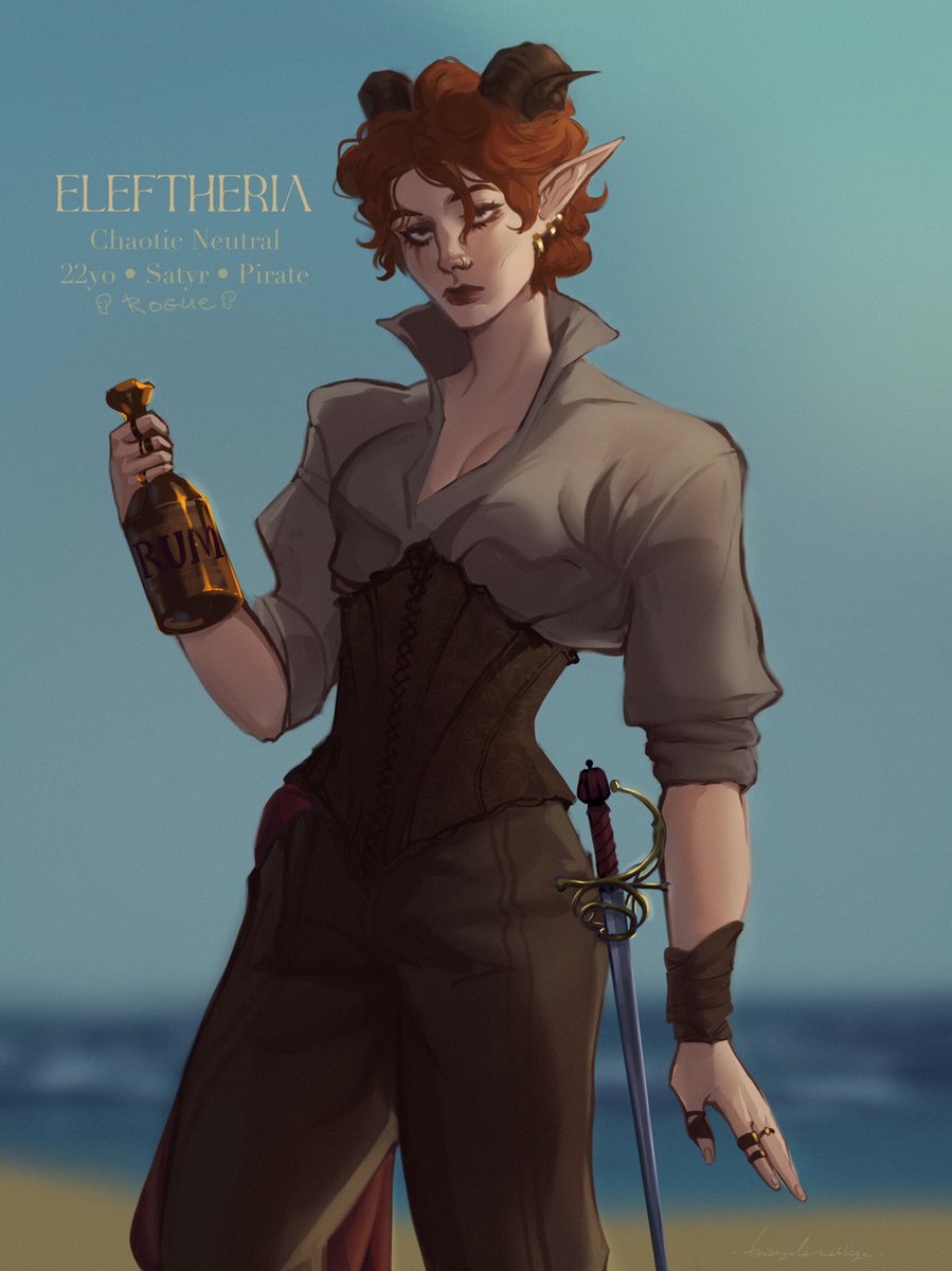 trcabbage's tweet photo. my dnd character for nothing but she’s hot asfuckk #DnDcharacter #dndart #DigitalArtist #digitalart #characterdesign #fantasyart https://t.co/xQ2b3u0l8S