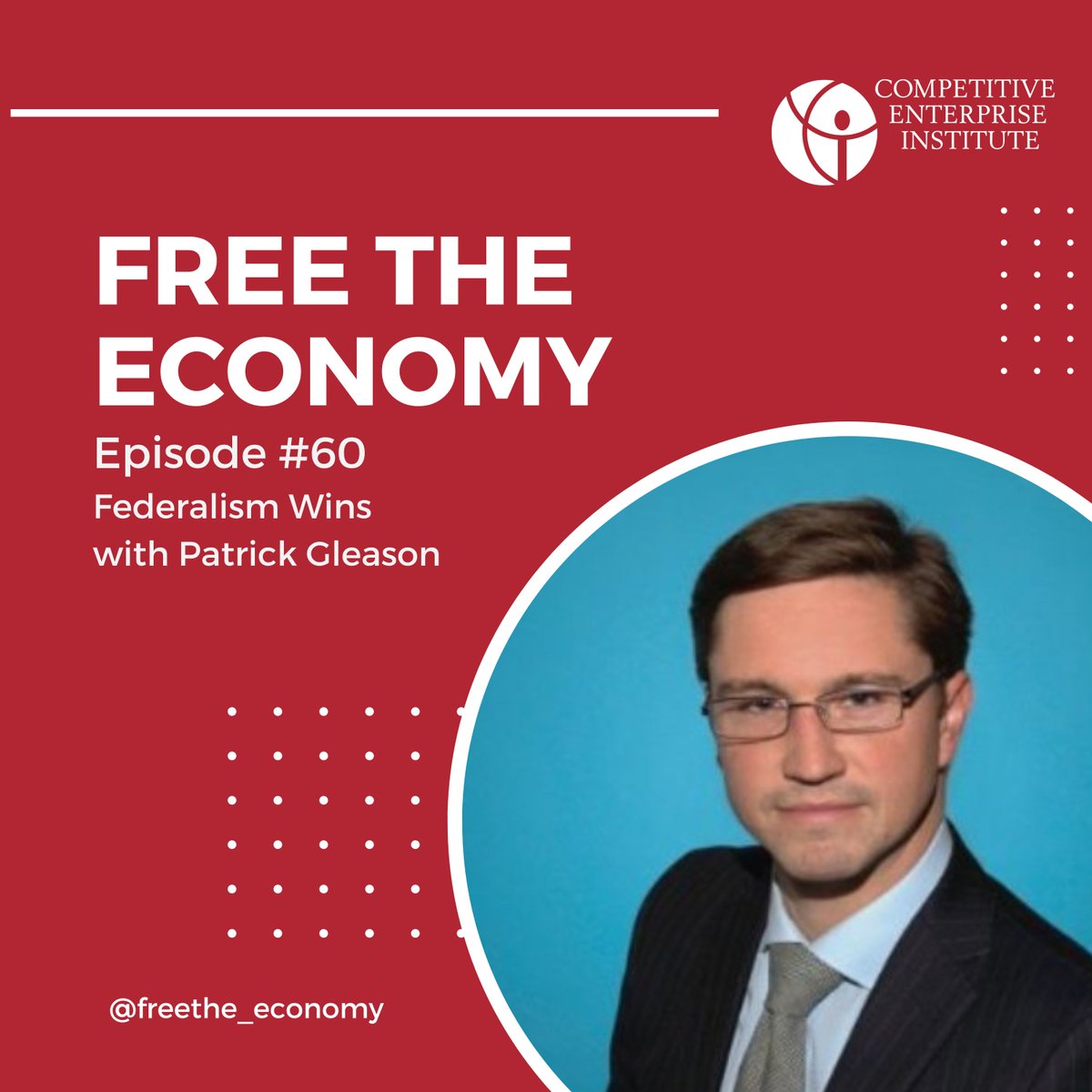 Tomorrow at 10 AM EST, @RichardMorrison host of @freethe_economy welcomes special guest @patrickmgleason of @taxreformer. The two discuss We talk about reducing barriers to work, changes in state tax law, reforming business regulations, and more.