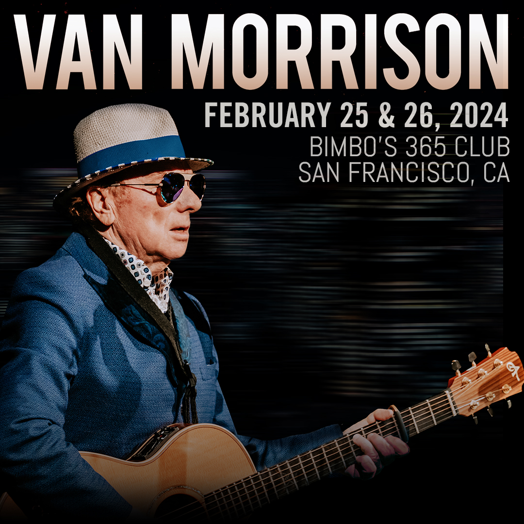 JUST ANNOUNCED!!! @vanmorrison returns to the club for two nights on Sun Feb 25th & Mon Feb 26th! Tickets on sale Fri 2/16 at 10am. 🔔 Ticket link in bio!!