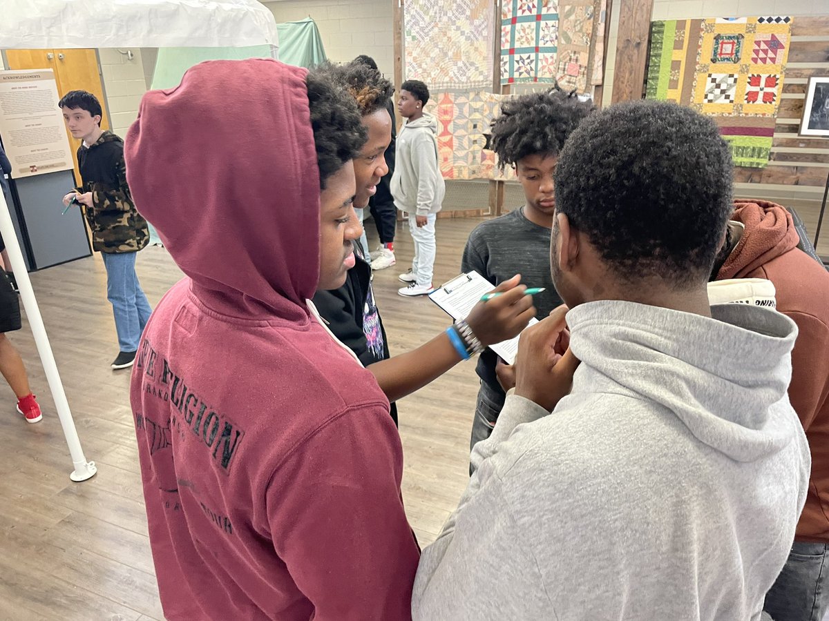 BeyondBellFCPS's tweet photo. East Junior High 8th grade boys learning how little Fayette County made such a huge impact in Voting and the Civil Rights Movement here in Tennessee. 
@EJHSBulldogCtry @FCPSchoolsTN https://t.co/hq7JLkWXXH