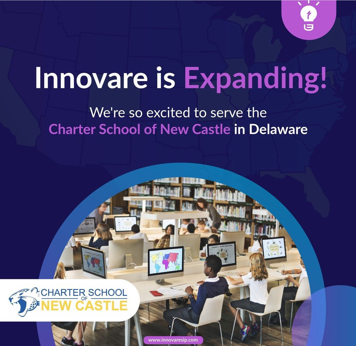 CleveAveLLC's tweet photo. Cheers to #CASTUS portfolio brand, @Innovaresip, for reaching new heights with its expansion to serve the Charter School of New Castle in Delaware. Learn more at https://t.co/9CHWNGJsjY.
#ClevelandAvenue #CAPortfolio #Innovare #Education https://t.co/ejWFAUudmS