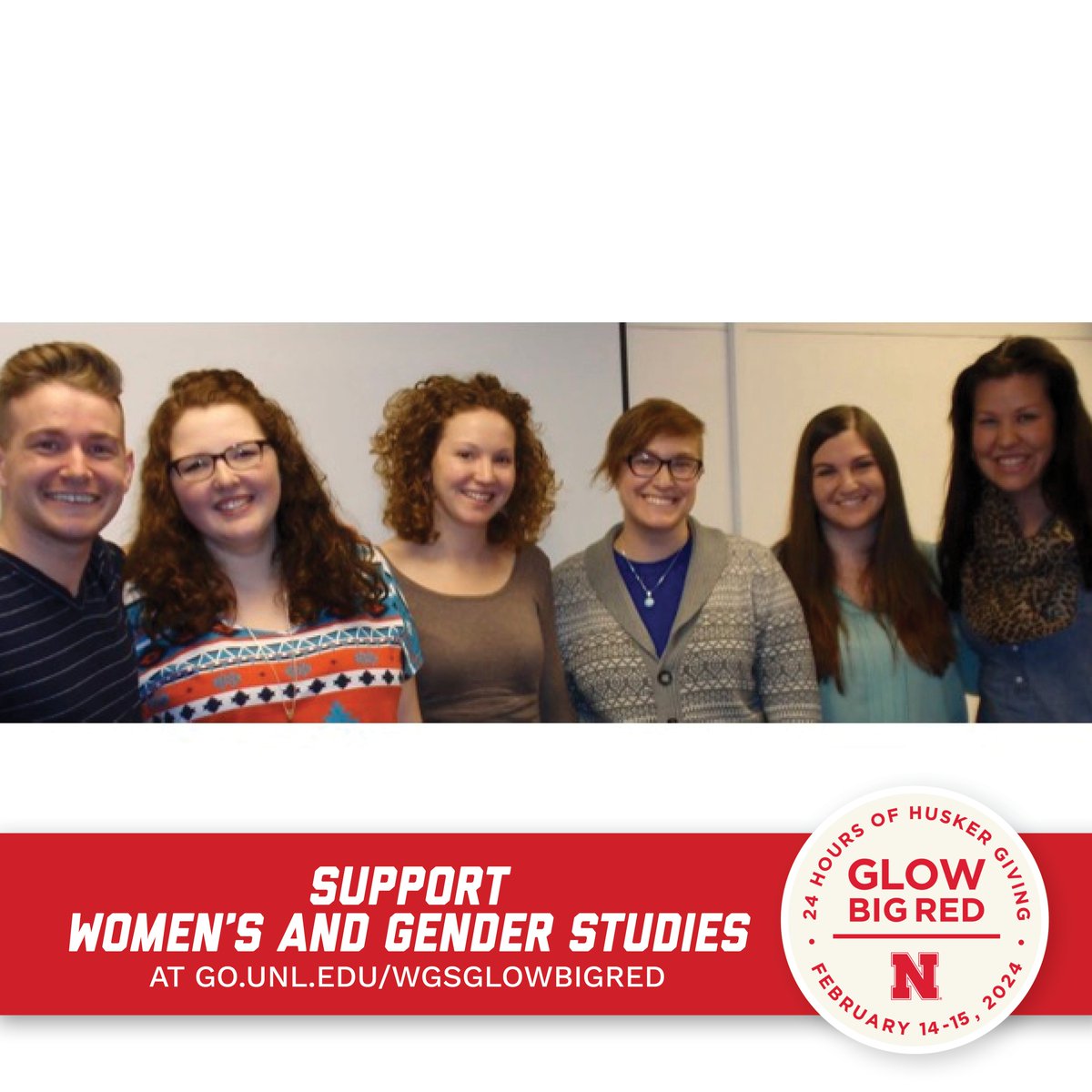 It's time for #GlowBigRed!

Support our students by: 

✅ giving 
✅ sharing 
✅ glowing

go.unl.edu/wgsglowbigred  @nebraskanfund <a href="/unlcas/">Nebraska CAS</a>